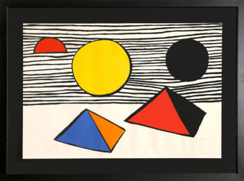 Two Half Disks by Alexander Calder at RoGallery