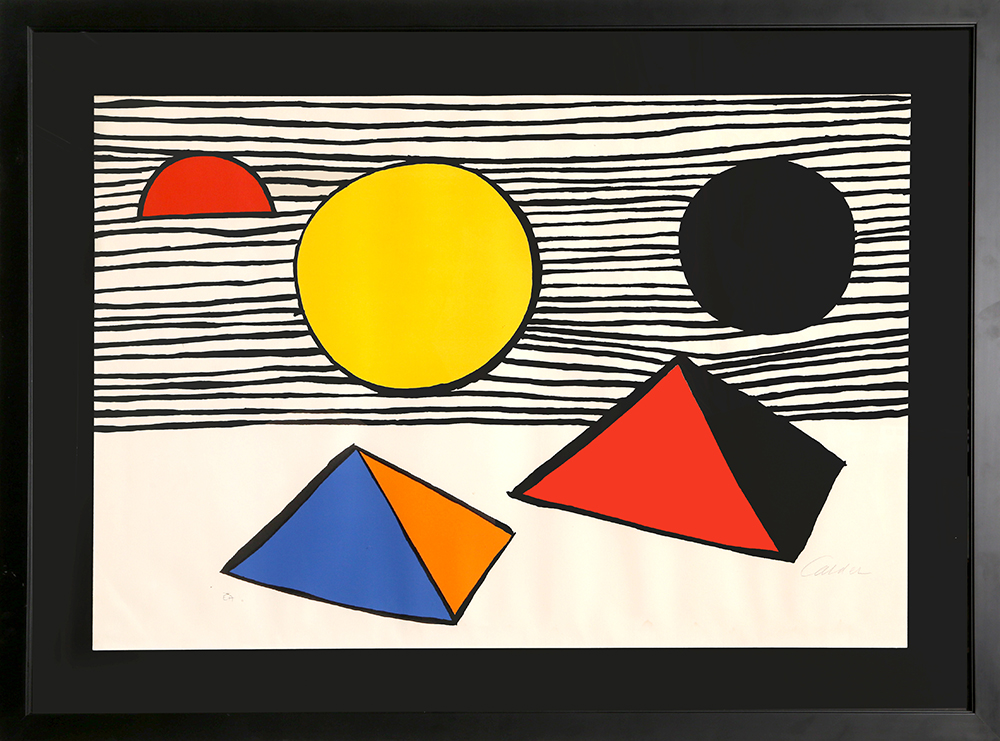 Two Half Disks by Alexander Calder