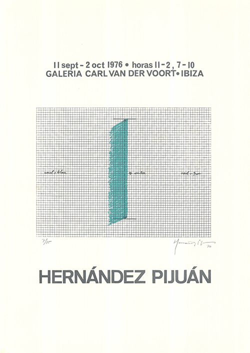 Cartel De La Exposición…. by Joan Hernandez Pijuan