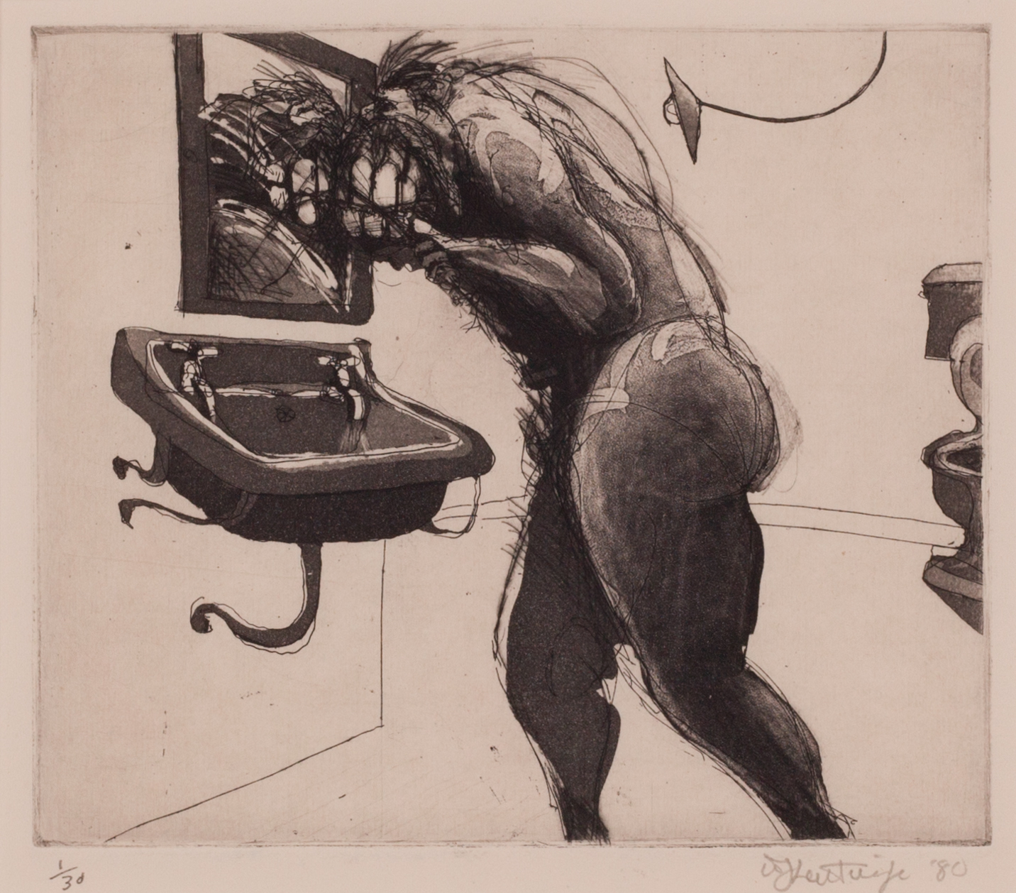 Untitled, From The “domestic Scenes” by William Kentridge