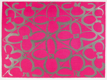 Chromatic Patterns After The Graham Foundation – Pink by Judy Ledgerwood at Manneken Press (IFPDA)