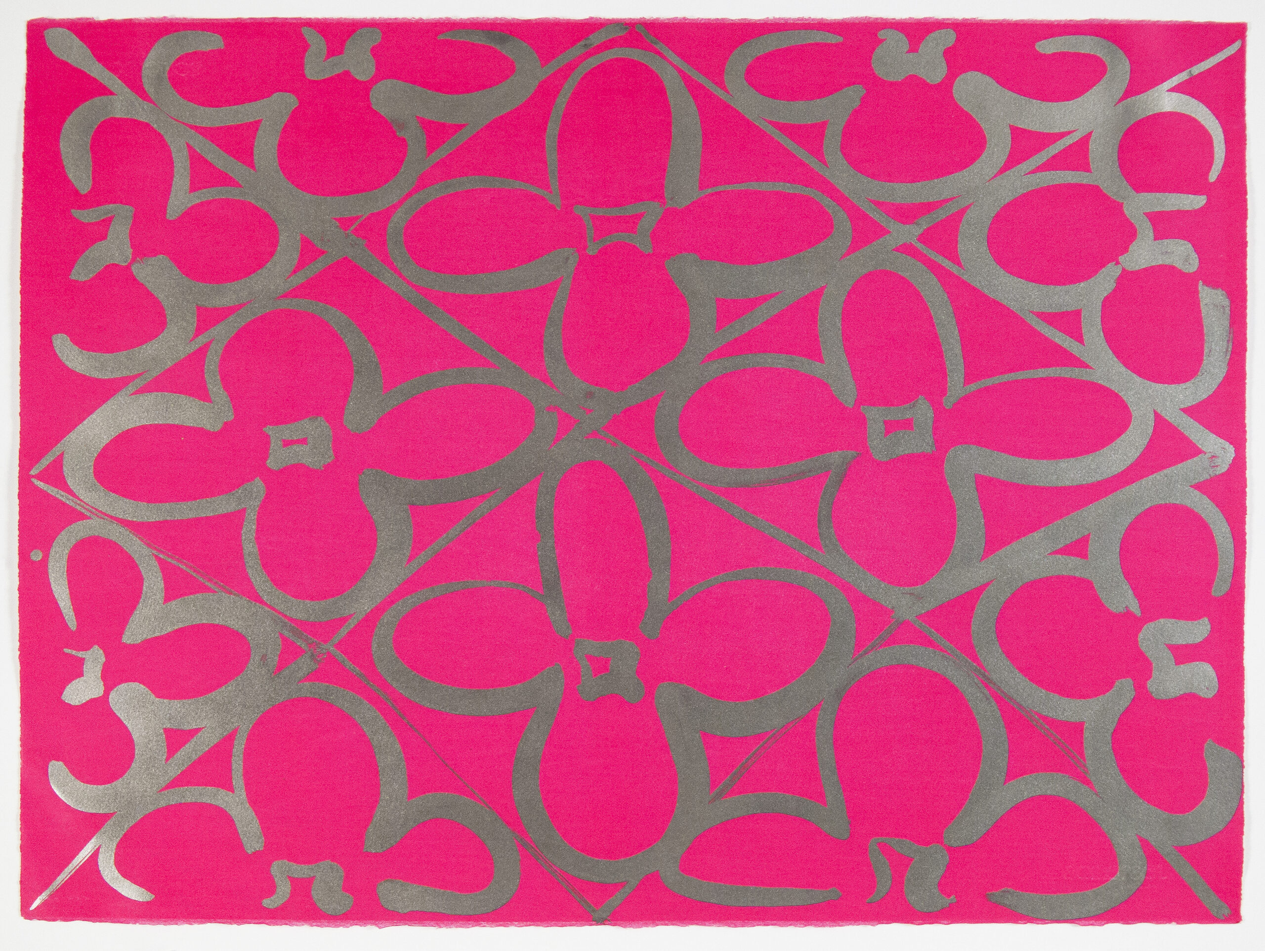 Chromatic Patterns After The Graham Foundation – Pink by Judy Ledgerwood