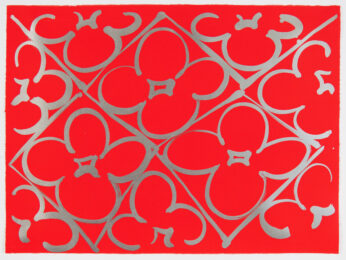 Chromatic Patterns After The Graham Foundation – Red by Judy Ledgerwood at Manneken Press (IFPDA)
