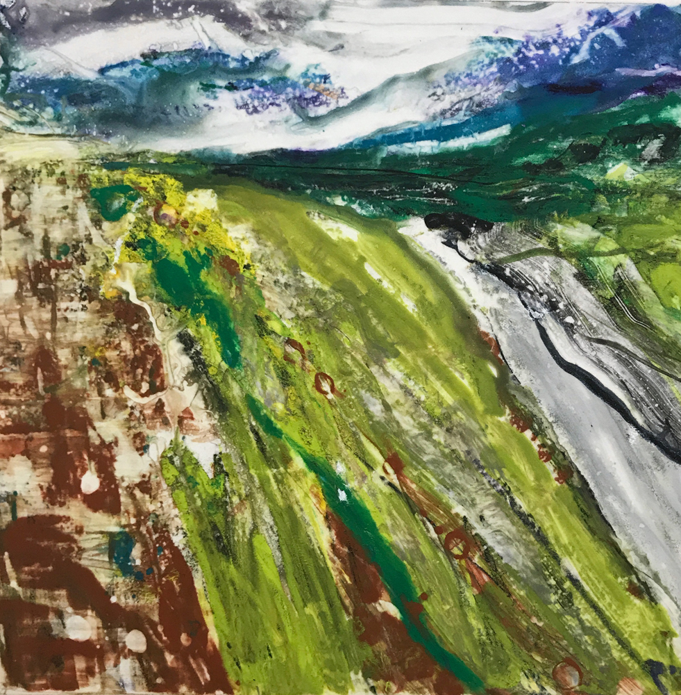 Departing Storm 9 by Deborah Freedman