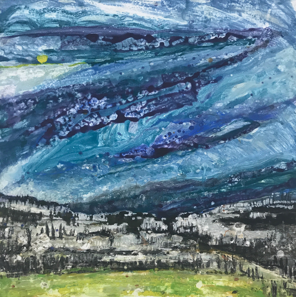 Departing Storm 8 by Deborah Freedman