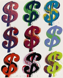 Dollar Sign (9) Fs Ii.286 by Andy Warhol at Revolver Gallery