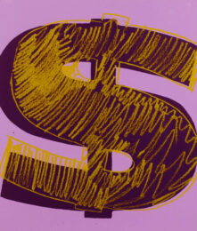 Dollar Sign, Orange (fs Ii.276) by Andy Warhol at Revolver Gallery