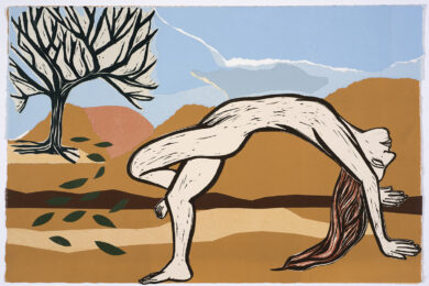 Fable, Centre by Eileen Cooper RA at Sims Reed Gallery (IFPDA)