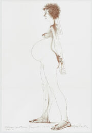 Folded Constance Pregnant by Alfred Leslie at Graphicstudio