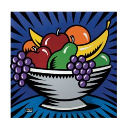 Fruit Bowl by Burton Morris at Taglialatella Galleries