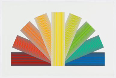 Grey Tinted Rainbow by Richard Anuszkiewicz at Graphicstudio