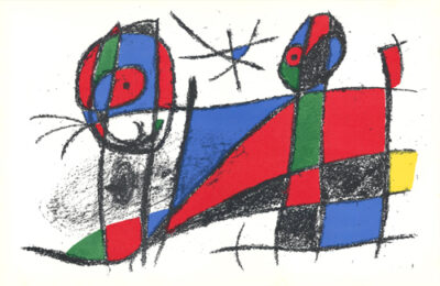 Le Chat Heureux / The Happy Cat by Joan Miro at Sylvan Cole Gallery
