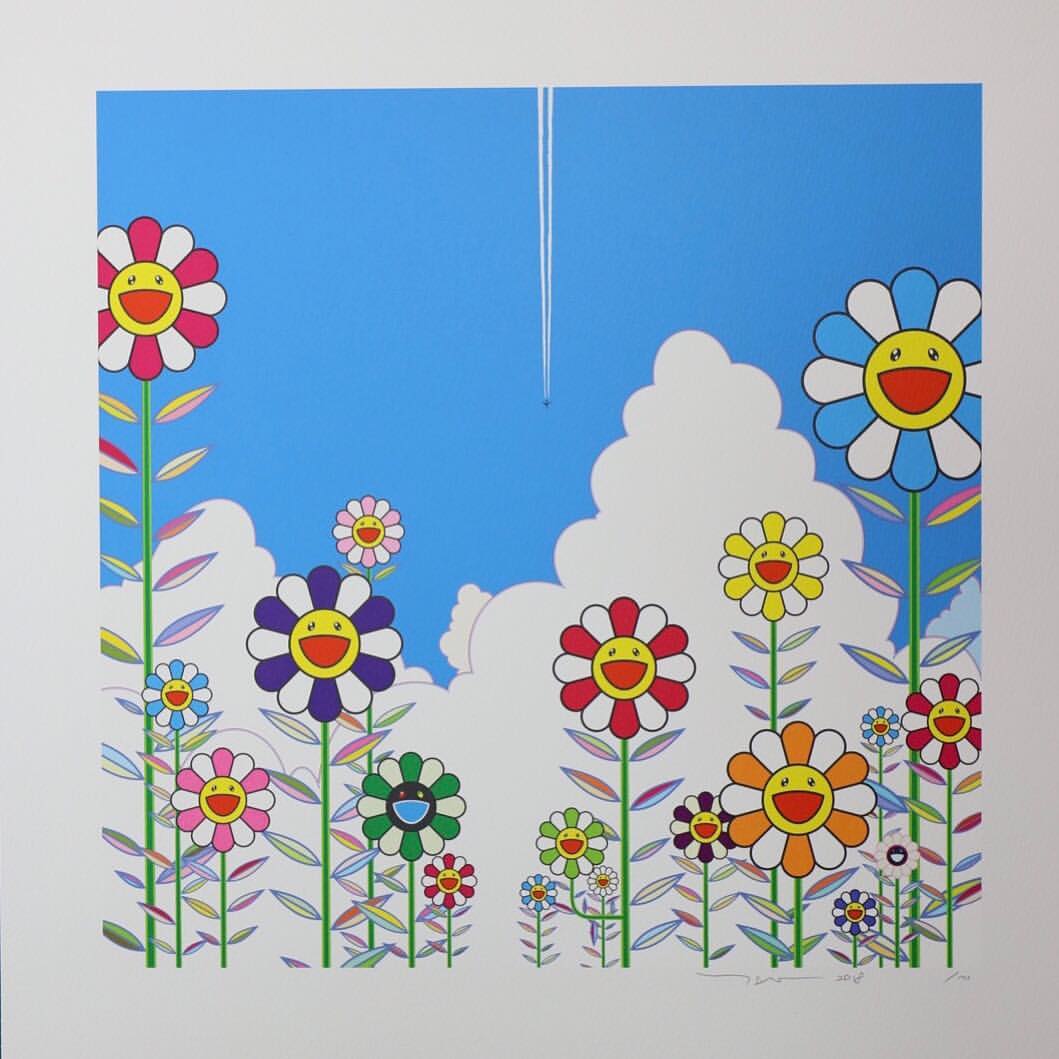 A Summer Vapor Trail by Takashi Murakami