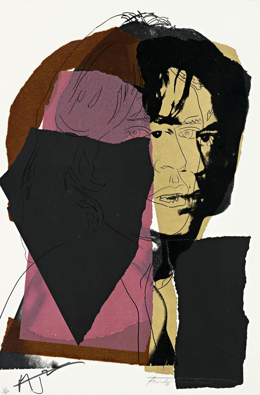 Mick Jagger (FS II.139) by Andy Warhol