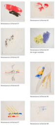 Renaissance Unframed #1 Through #25 by Richard Tuttle at Graphicstudio