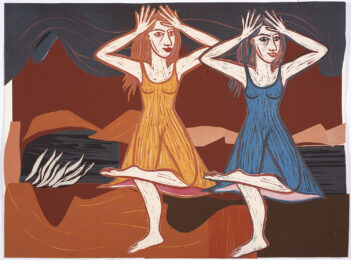 Short Stories, Duet by Eileen Cooper RA at Sims Reed Gallery (IFPDA)