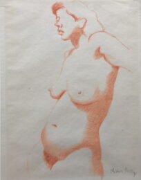 Standing Nude by Milton Avery at William Chambers Art