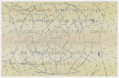 The Sharing Of Nameless by Arakawa at Graphicstudio