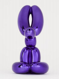 Balloon Rabbit (violet) by Jeff Koons at Vogtle Contemporary