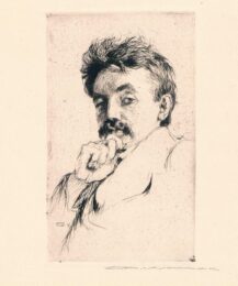 Bildnis Dr. Z (portrait Of Dr. Z) by Eduard Winkler at Sylvan Cole Gallery