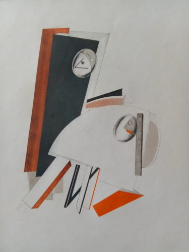Victory Over The Sun: Anxious People by El Lissitzky at