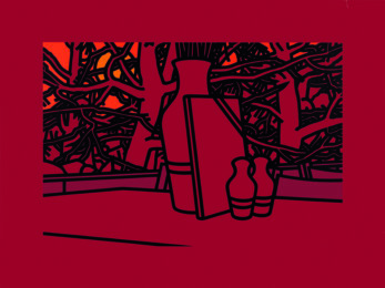 Evening Menu by Patrick Caulfield at Sims Reed Gallery (IFPDA)