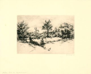 Passau, Hinter Der Stadtmauer (passau, Behind The City Wall) by Gretli Fuchs at Sylvan Cole Gallery