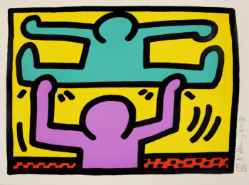 Pop Shop I: One Plate by Keith Haring at Sims Reed Gallery (IFPDA)