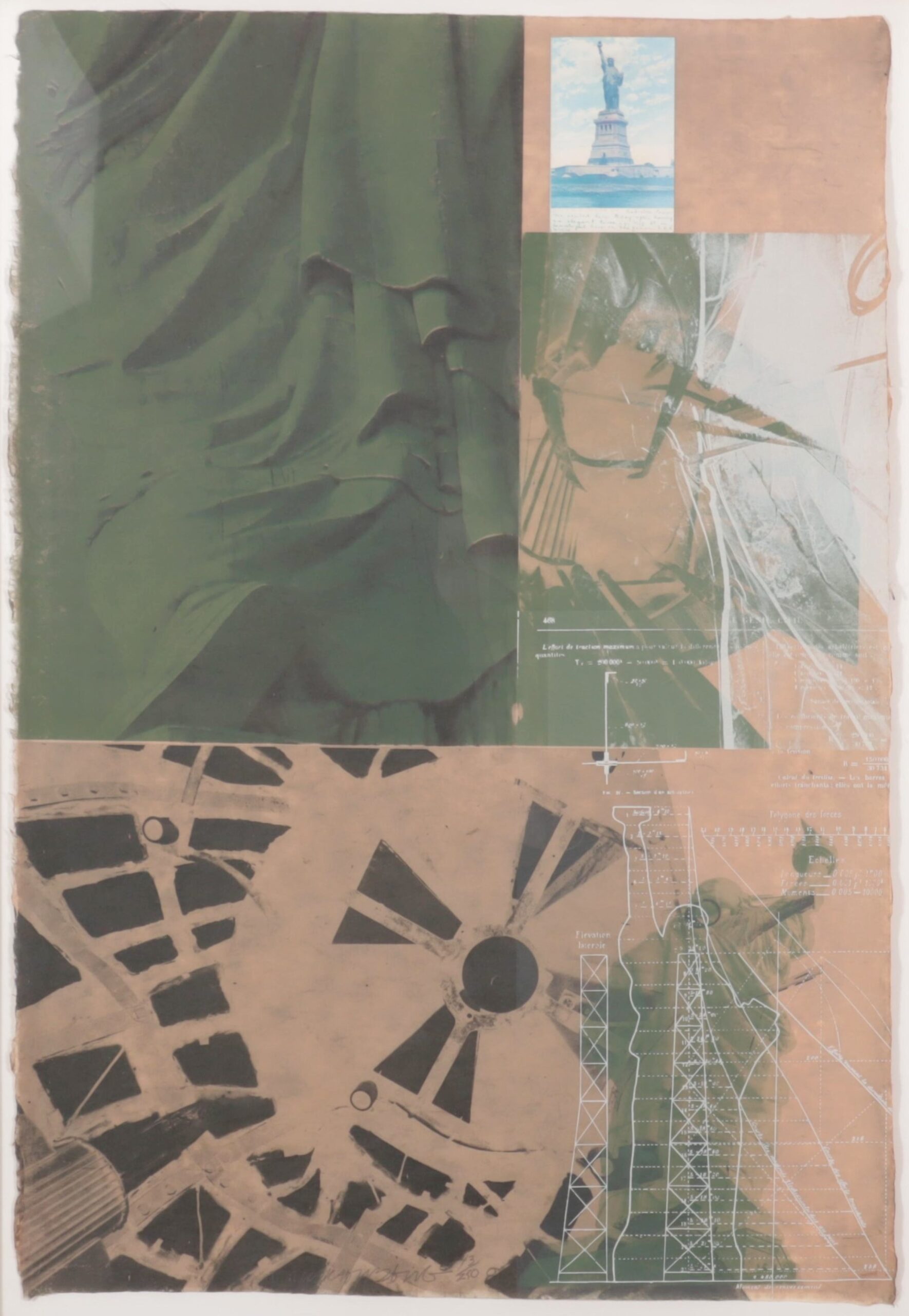 Statue Of Liberty by Robert Rauschenberg