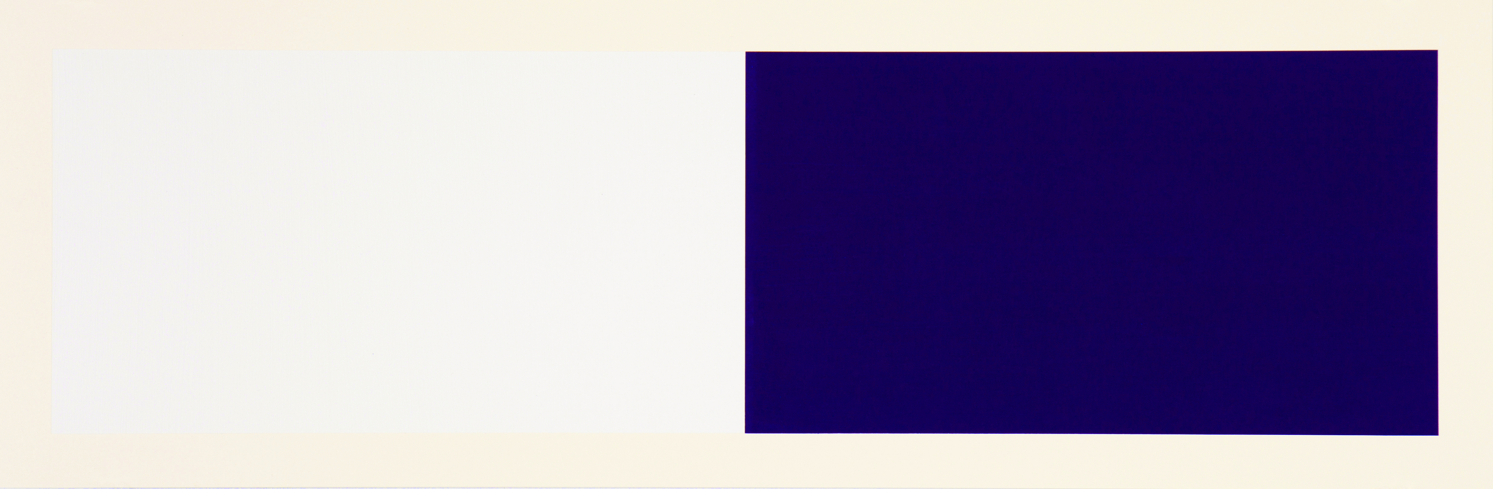 Rivers And Mountains/1, Blue/white by Rupert Deese