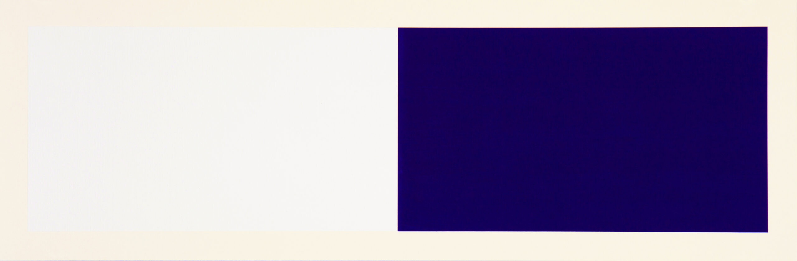 Rivers And Mountains/1, Blue/white by Rupert Deese