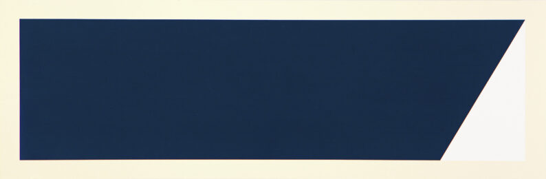 Rivers And Mountains/5, Slant Blue-green by Rupert Deese at Manneken Press (IFPDA)