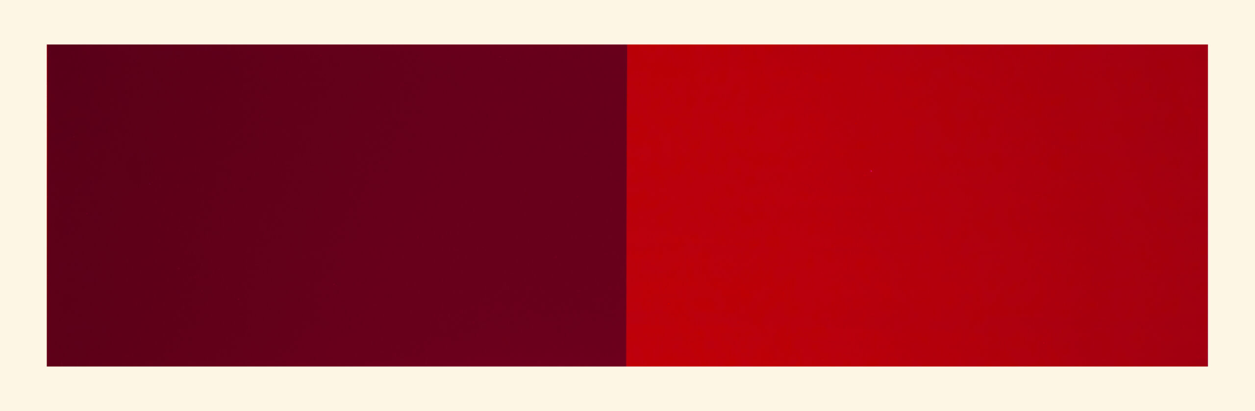 Rivers And Mountains/6,  Red/vermillion by Rupert Deese