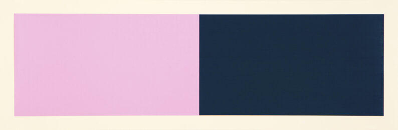 Rivers & Mountains/3, Pink/green by Rupert Deese at Manneken Press (IFPDA)
