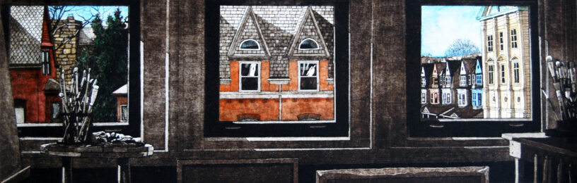 Studioscape (color) by Eric Goldberg at ebo Gallery