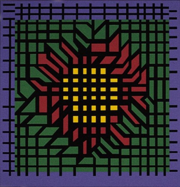 Kat-zag by Victor Vasarely