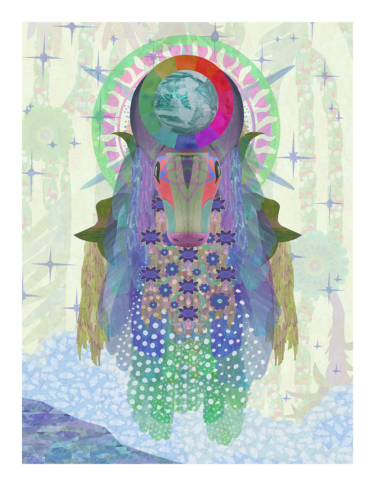 Encyclopedia Of Cloud Divination (plate 2) by Saya Woolfalk
