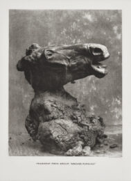 Fragment From Group “apaches Pursued” by Gutzon Borglum at Oehme Graphics