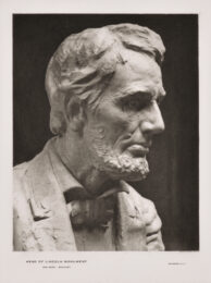 Head Of Lincoln Monument by Gutzon Borglum at Oehme Graphics