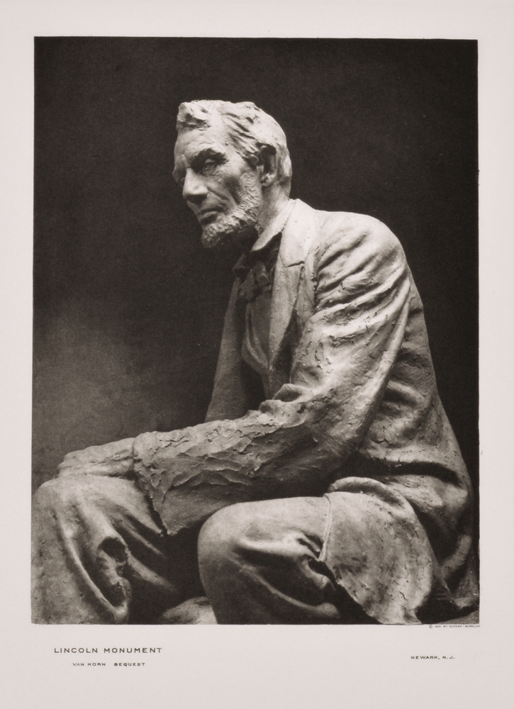 Lincoln Monument (Left View), Newark, New Jersey by Gutzon Borglum