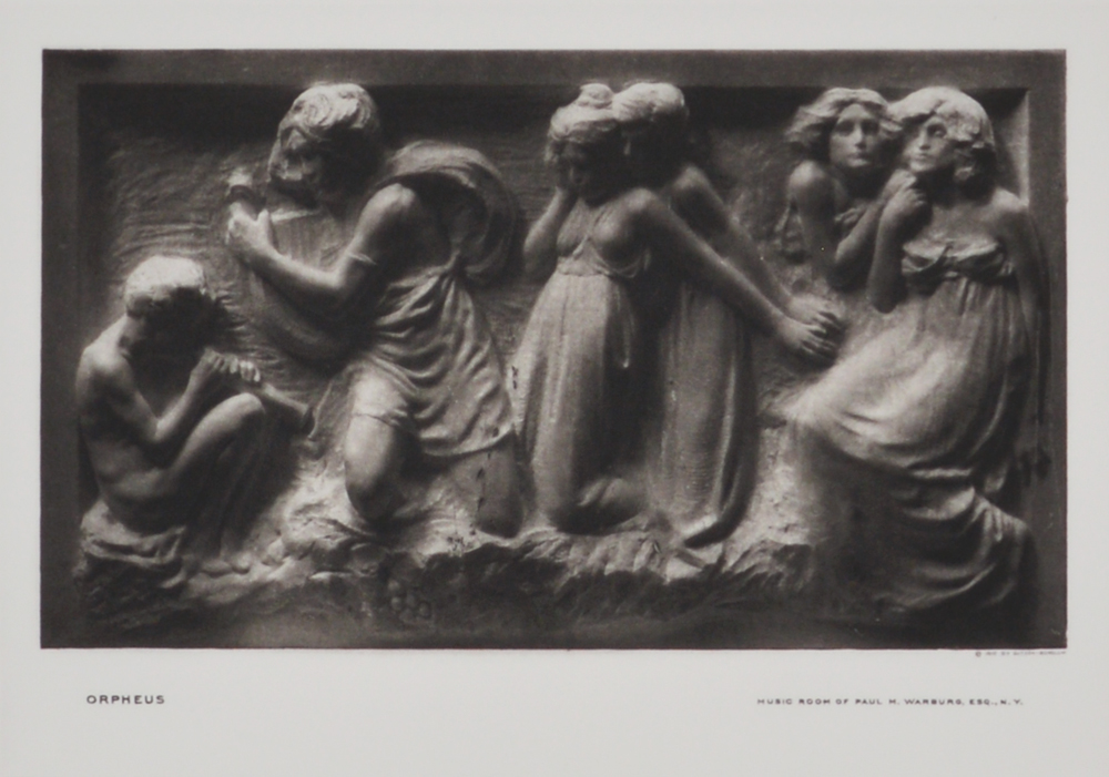 Orpheus (bas Relief) by Gutzon Borglum