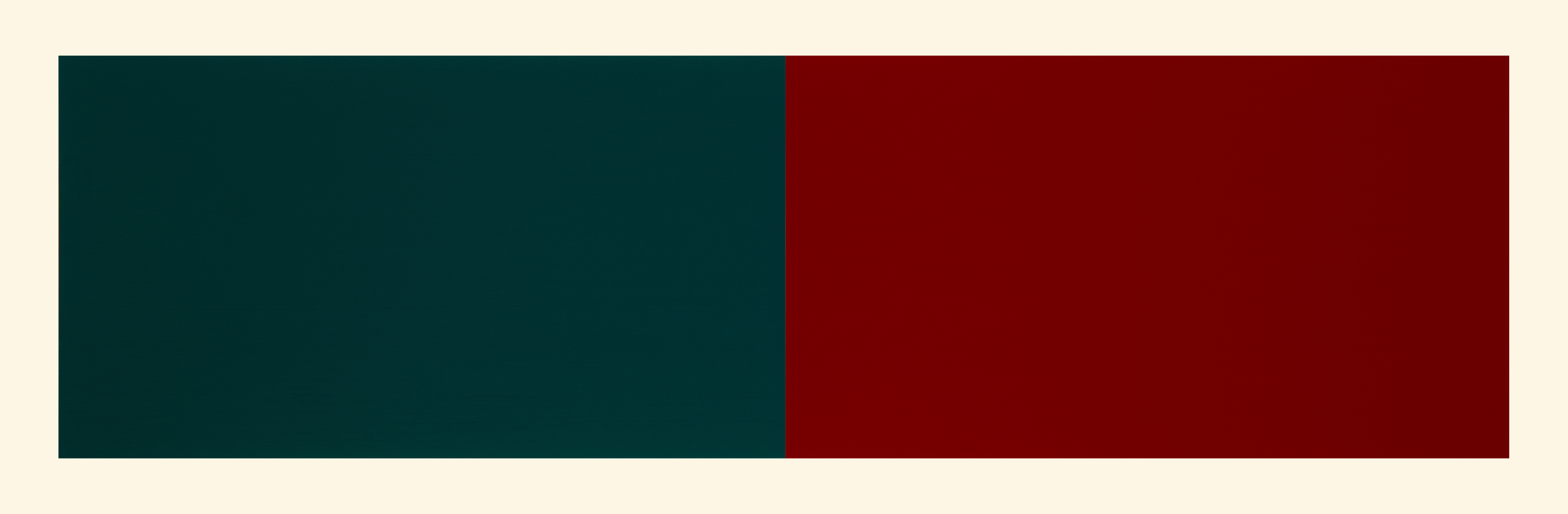 Rivers & Mountains/9, Blue Green/red Violet by Rupert Deese
