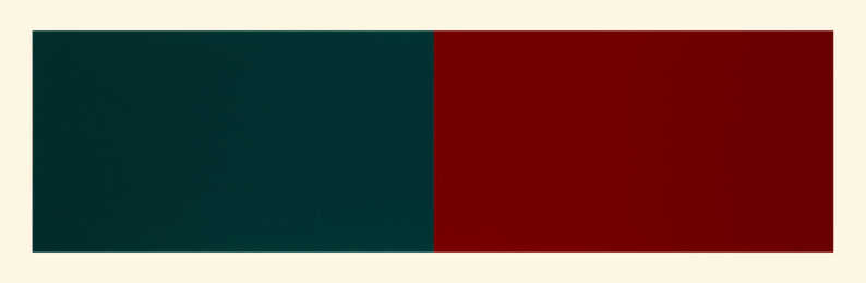 Rivers & Mountains/9, Blue Green/red Violet by Rupert Deese at Manneken Press (IFPDA)