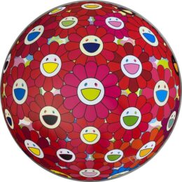 Thinking Matter (red) by Takashi Murakami at Vogtle Contemporary