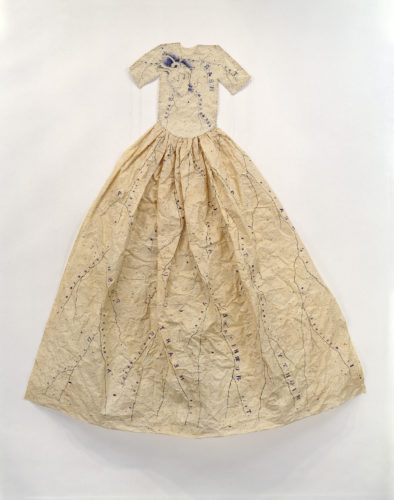 Poem Dress Of Circulation by Lesley Dill