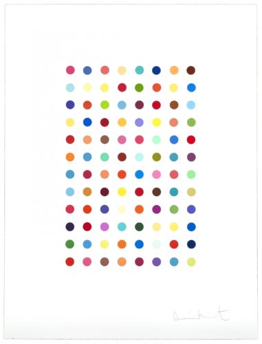 Xylene Cyanol Dye Solution by Damien Hirst