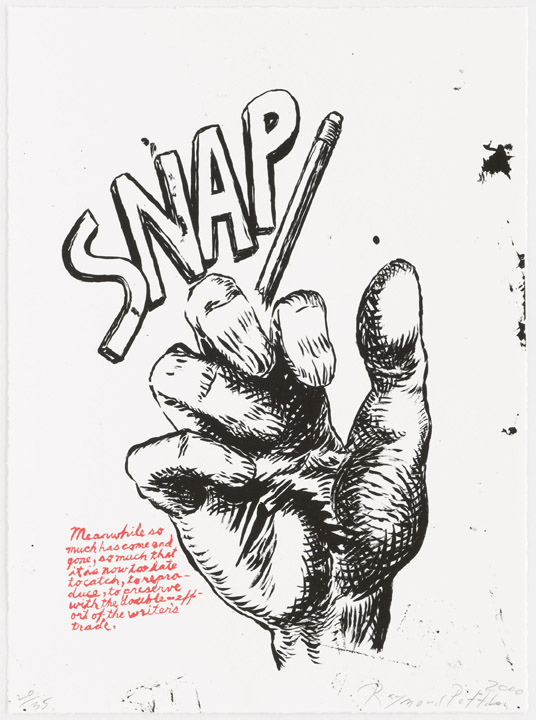 Untitled (snap…), From Plots On Loan I by Raymond Pettibon