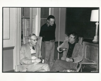 William S. Burroughs, Dennis Hopper And Terry Southern by Gerard Malanga at Emanuel von Baeyer - Cabinet