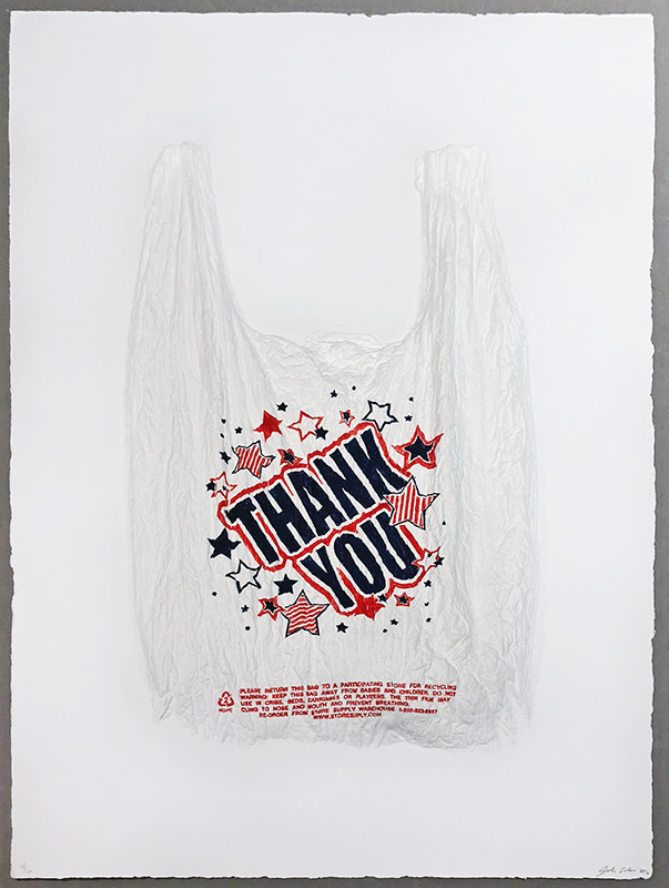 Thank You Plastic Bag by Analia Saban