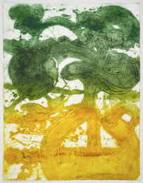 Bouquet (peony, Yellow, Jade) by Catherine Howe at Manneken Press (IFPDA)